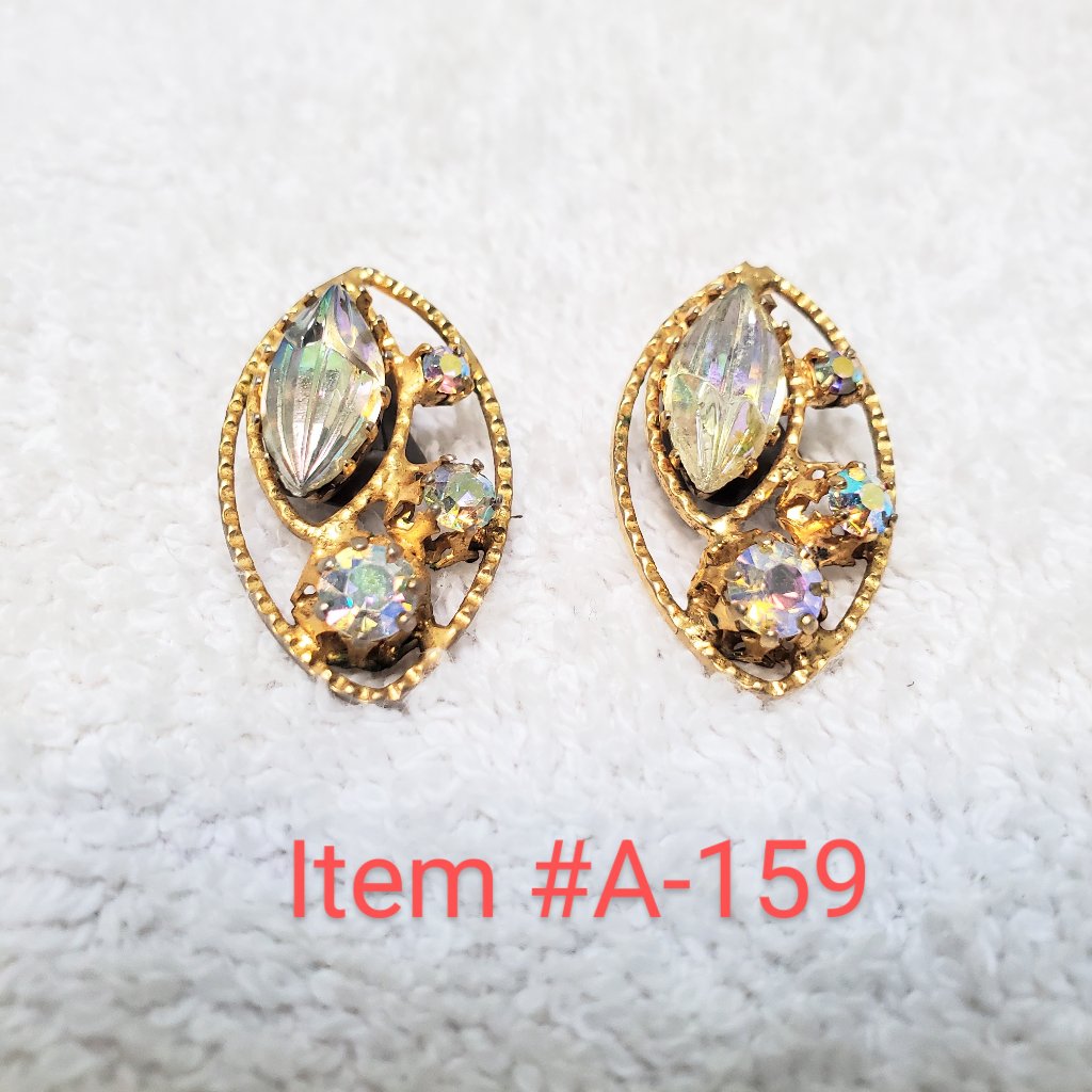 Clip On Earrings, Item # A 159